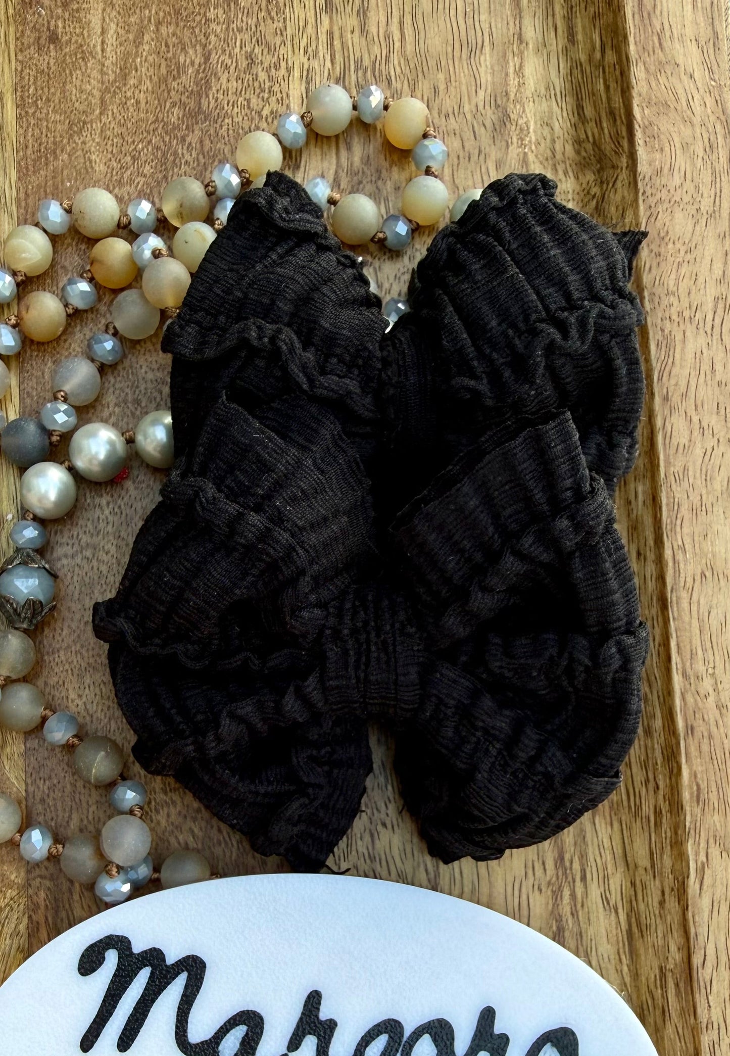 Black Ruffle Piggie